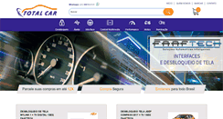Desktop Screenshot of lojatotalcar.com.br